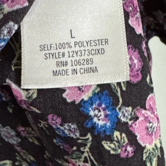 Miami Black and Pink Fitted Peplum Crop Blouse - Picture 3 of 9